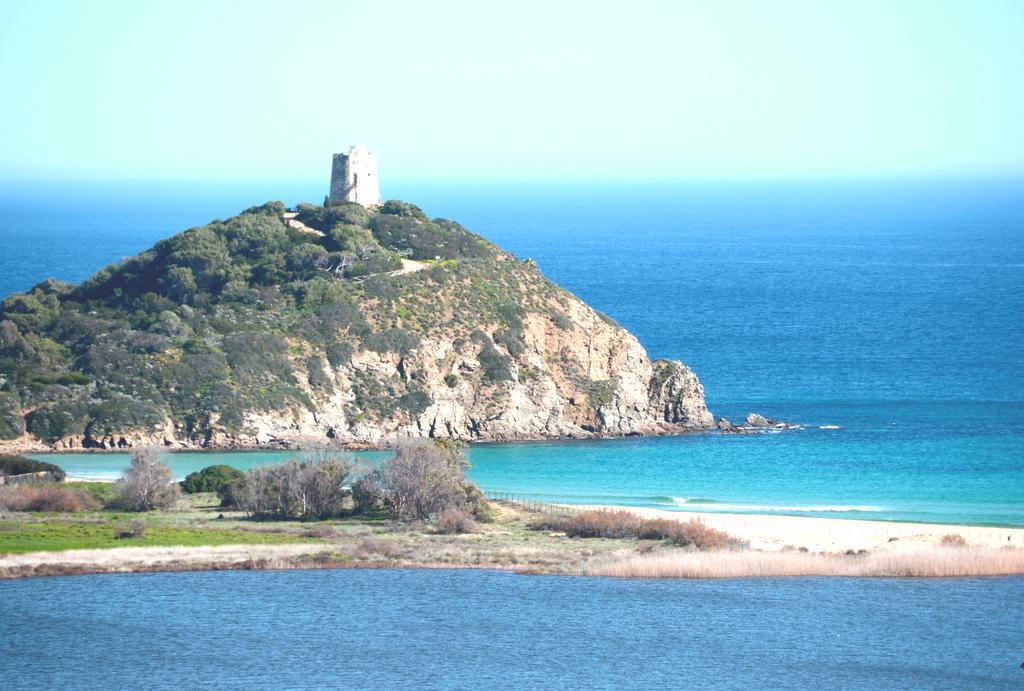 Vila Sa Tiria Chia Exteriér fotografie